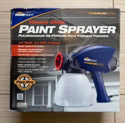 HOMERIGHT Heavy Duty Paint Sprayer Titanium Series | 120W, View more