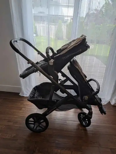 UPPAbaby Vista Double Stroller – Includes Second Seat & Adapter, View more