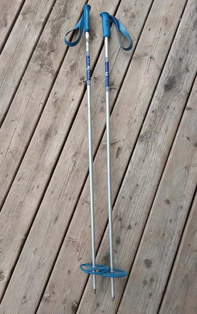 pôles/ bâtons  ski alpin vintage Colin Bernard Trottier Ski Mode in Ski in Laval / North Shore - Image 5
