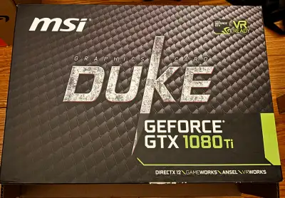 MSI GTX 1080 Ti 11GB DUKE, View more