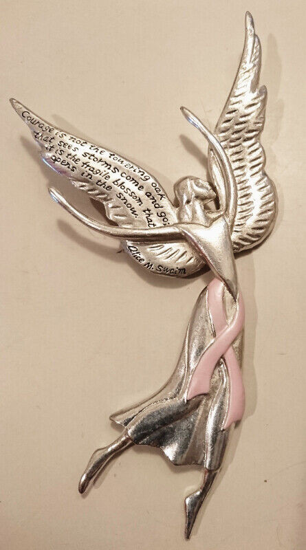 Serenity Angel Pink Breast Cancer Ribbon Ornament. in Arts & Collectibles in Oshawa / Durham Region