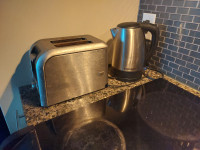 Oster kettle and Black and Decker toaster