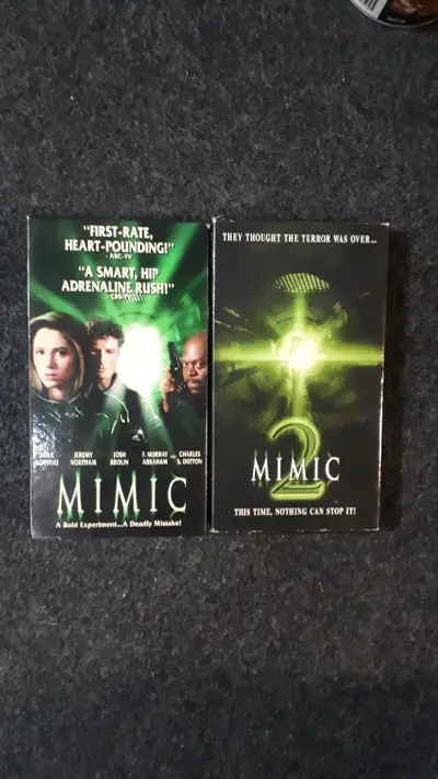 VHS Mimic & Mimic 2 1997- 2001 Horror/Sci-fi, View more