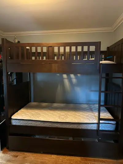 Wood Framed Twin Bunkbed, View more