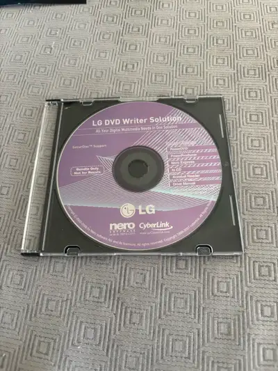 LG DVD Writer Solution NERO SOFTWARE , View more