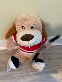 Hockey Dog stuffie 