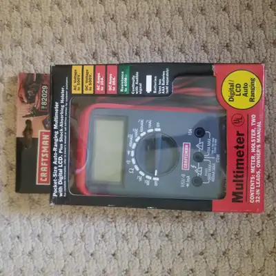 Brand New Craftsman Autoranging Digital Multimeter, View more