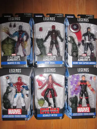 Abomination Marvel Legends Eel Iron Skull Scarlet Witch Wonder +, View more