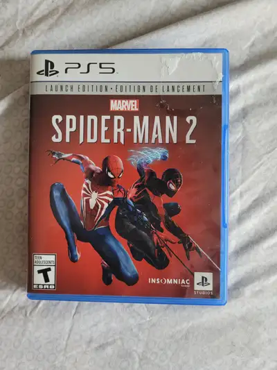 Selling ps5 games Spiderman 2 $40 Ff7 remake $25 Please contact if interested.