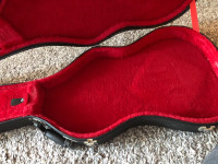 Hard shell case for electric guitar