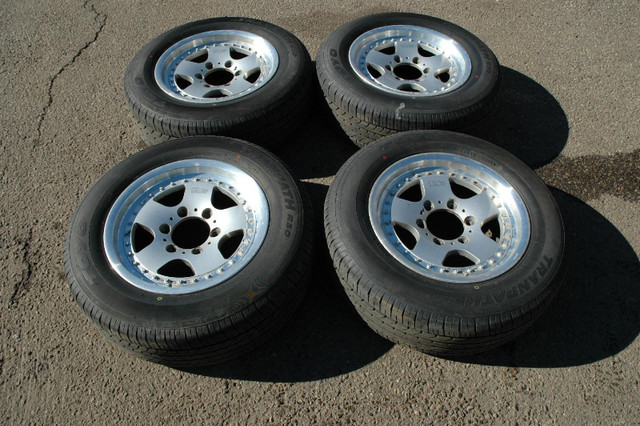 Jdm 16" Bridgestone Cv (645) Rims & Tires (6x139.7) 215/65r16 in Tires & Rims in Calgary - Image 2