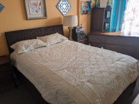 6pce bedroom set with mattress