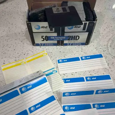 AT&T 3.5" Floppy Disks, View more