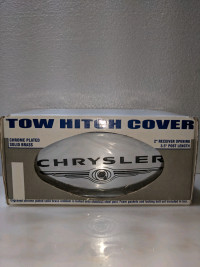 Brand new Chrysler Chrome Brass Metal Tow Hitch Cover Plug 