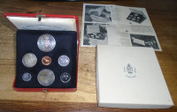 1967 Canada Centennial silver coin set with Medallion + case