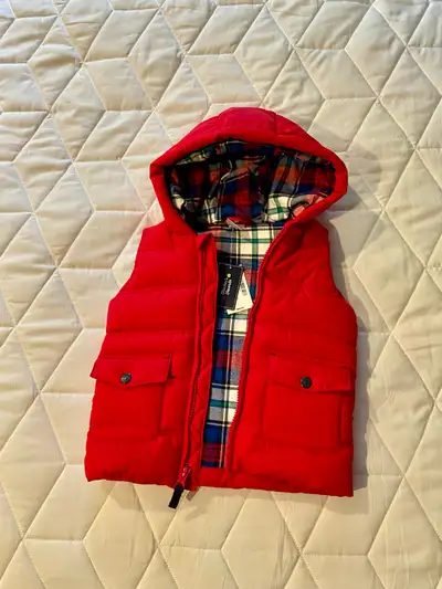 Brand new with tags, Gymboree brand puffer vest. Size 3T. Great for spring and fall. Smoke-free and...