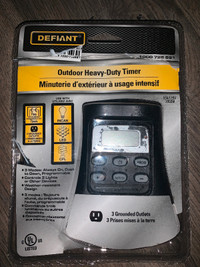 used for couple days still like new outdoor heavy duty timer