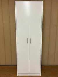White 2-Door Tall Storage/Pantry Cabinet