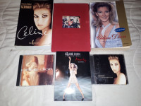 collection de Celine Dion -show dvd et cd et livre