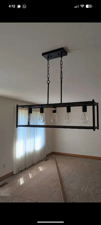 black rectangle light fixture, View more