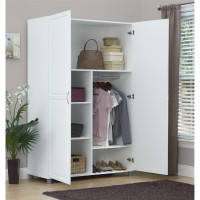 HUGE XL white Storage cabinet 48W 72H 20D