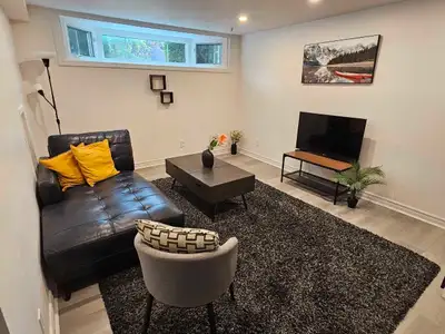 Two bedroom walkout basement apartment