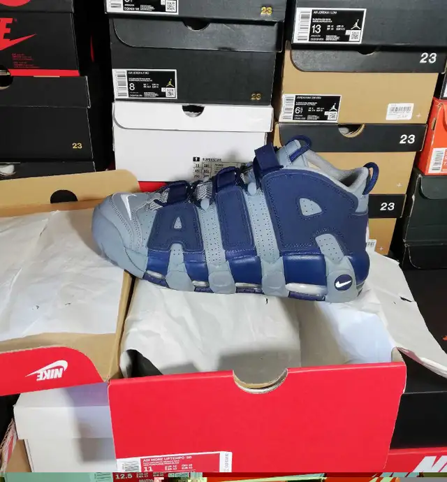 NIKE AIR MORE UPTEMPO '96 MIDNIGHT NAVY MEN'S SZ11 BRAND NEW  in Men's Shoes in Windsor Region - Image 8