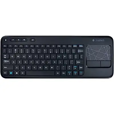 Logitech K400 / K400+ Compact Wireless Keyboard with touch pad . 1. Logitech K400 Compact Wireless K...