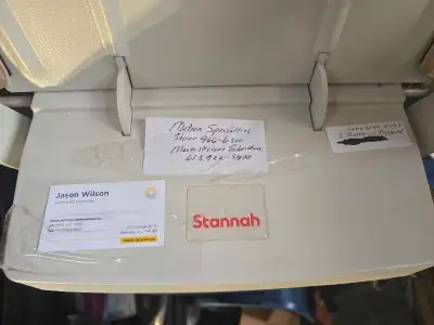 Stannah chair lift. Gently used. This lift accomadates on flight of 8 stairs. 12 year batteries repl...