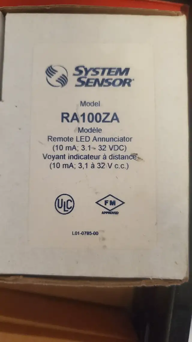 System Sensor RA100ZA64840227984129121