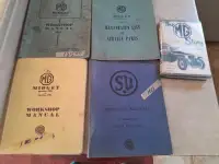 MG Midget Manuals and Books 1950s
