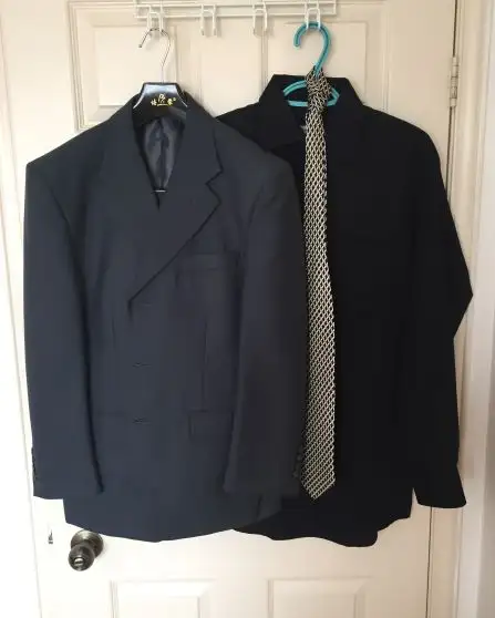 Men Suit Dark Colour with Tie and Shirt