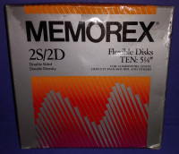 5-1/4" Floppy Disks - Pack of 10 - New - Sealed Box