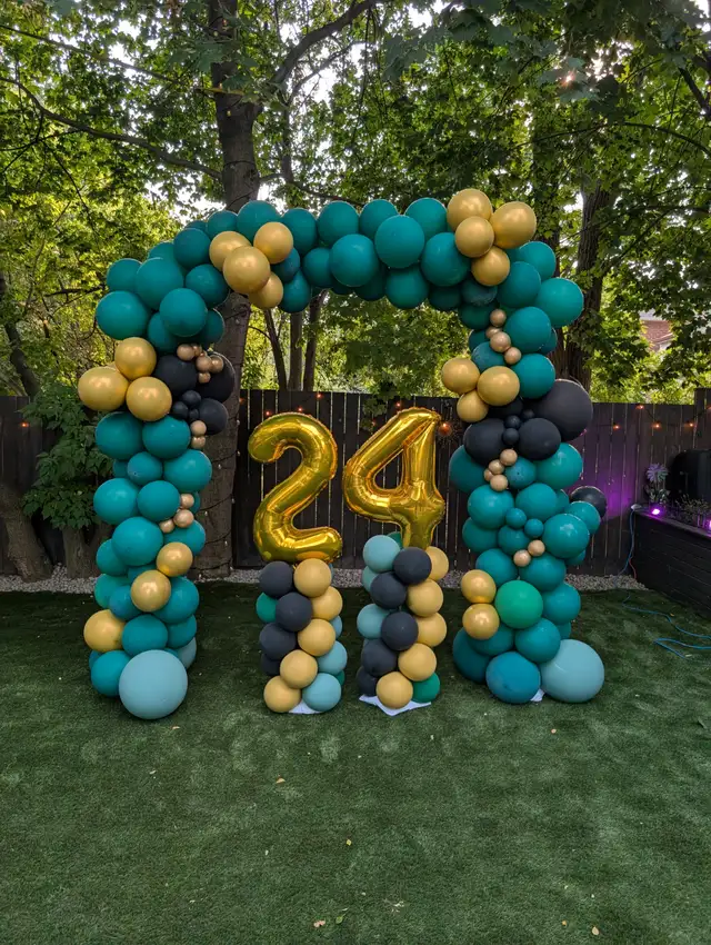 Balloon Garlands, Helium Balloons Backdrops & Event Set Up!63826837108353120