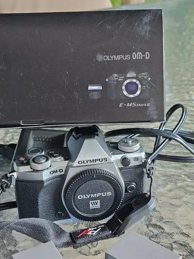 Olympus OM-D E-M5 Mark II Body (Silver/Retro) - Mint Condition, View more