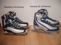 patins chaud _SOFTEC_ size 10 US - 9 US Flowline warm ice skates