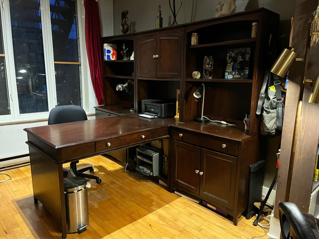 Bureau double/ Double desk workstation dans Bureaux  à Ville de Montréal