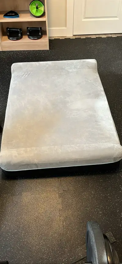 Like new Lg dog bed, water proof and can take off cover to wash Only used a couple times as my dog w...