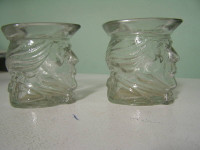 Set of  Glass Avon Dishes