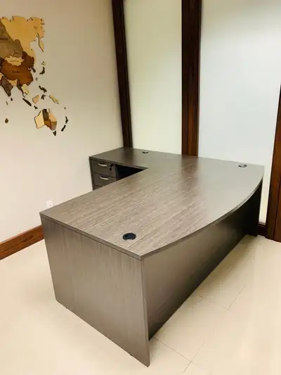 AKITA OFFICE FURNITURE Check what we have: Various styles available!. -L-Shape Two Tone or one tone...