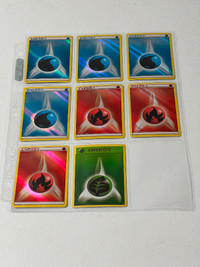 Pokemon Water Energy/Fire Energy/GRASS ENERGY HOLO-FOIL $5 TO $8