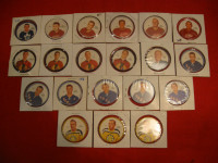 carte hockey cards  jetons shirriff coins 1960-61