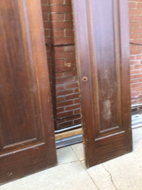 Very nice wooden doors