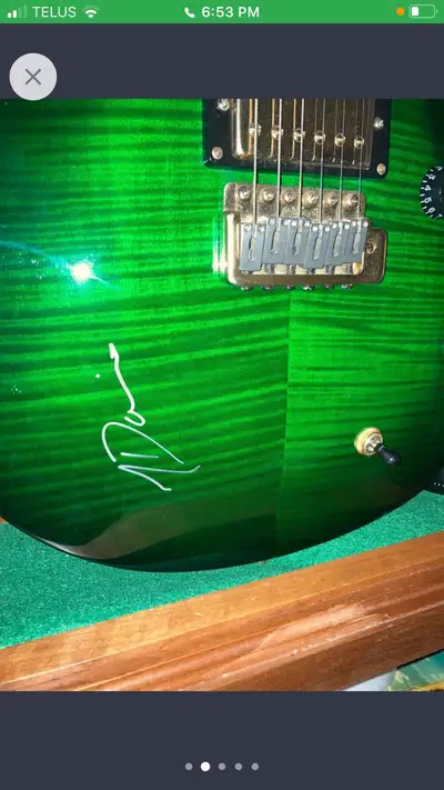Autographed Gord Downie Guitar