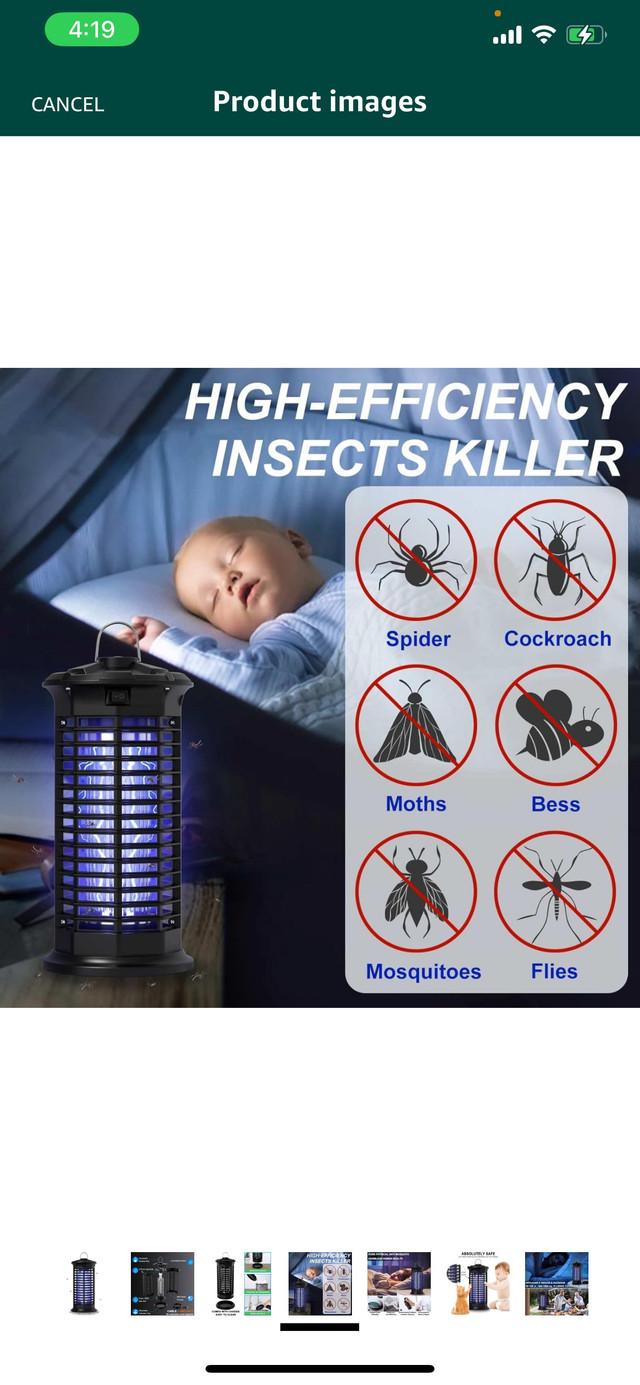  mosquitoes light outdoor or indoor series buyer only  in General Electronics in City of Toronto - Image 2