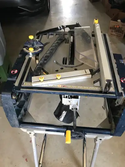 MASTERCRAFT FLIP SAW/TABLE AND MITRE SAW