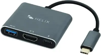 Helix 3-in-1 USB-C Adapter w/ USB-A, HDMI & USB-C Ports ETHHUB3, View more