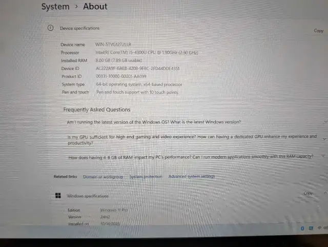 Laptop Lenovo Thinkpad Yoga S1. i5, 8Gb ram, 128Gb SSD. Touchscr in Laptops in Ottawa - Image 7