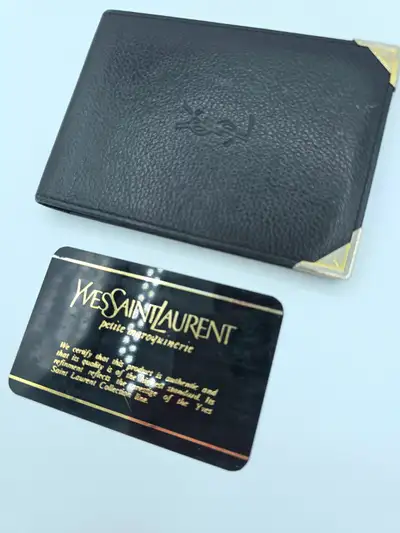 90s Yves Saint Laurent Patent Leather Card Holder - $395 OBO, View more