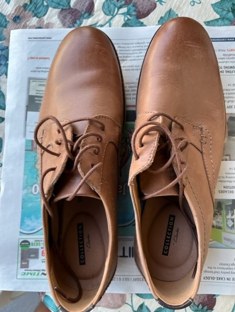Clarks leather shoes men's - NEW in Men's Shoes in Winnipeg